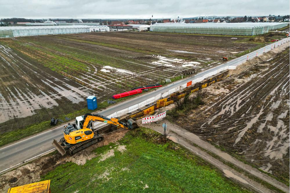 Bakterien und Fl&uuml;ssigboden setzten bei Baulos 4 die Akzente