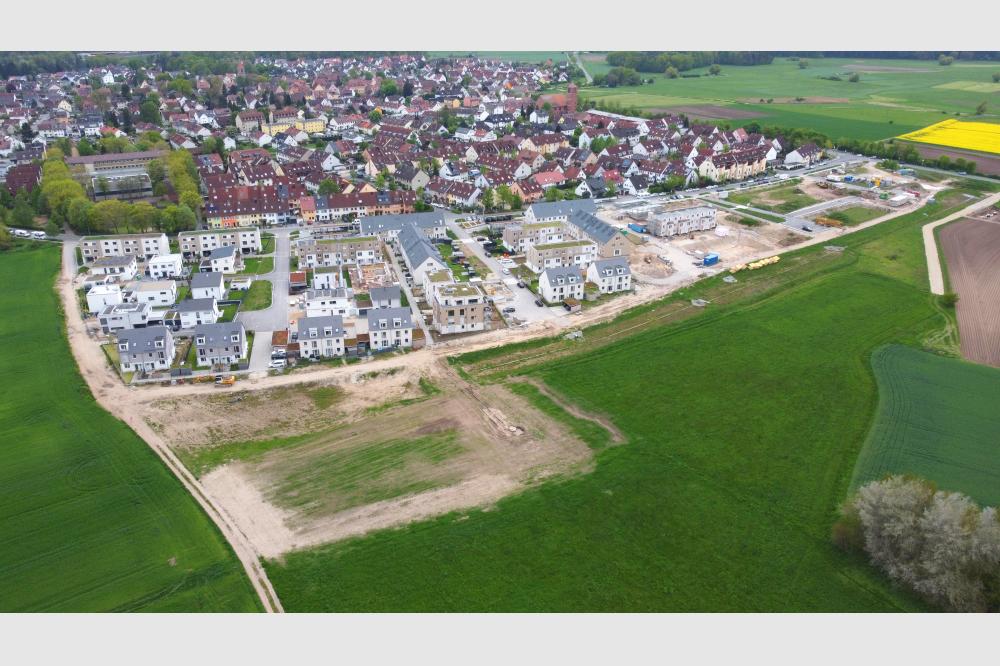 RieterBogen Kornburg: Erdwärme-Kollektor in Betrieb