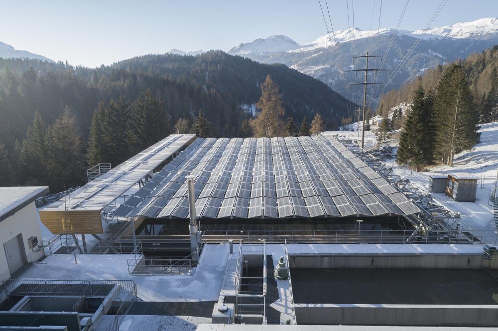 Ein faltbares Solarkraftwerk f&uuml;r die Lenzerheide