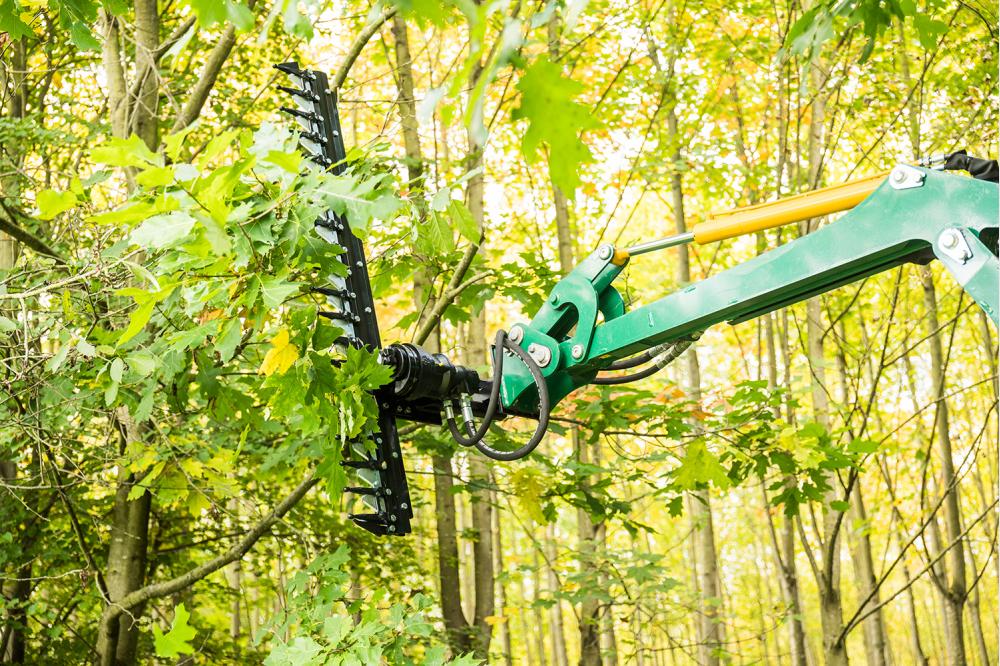Hydraulische Fingerbalkensysteme f&uuml;r die Geh&ouml;lzpflege & Co.