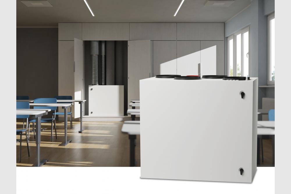 L&uuml;ftungsneuheiten f&uuml;r Schulen, Gewerbe und Mehrgeschosswohnungsbau