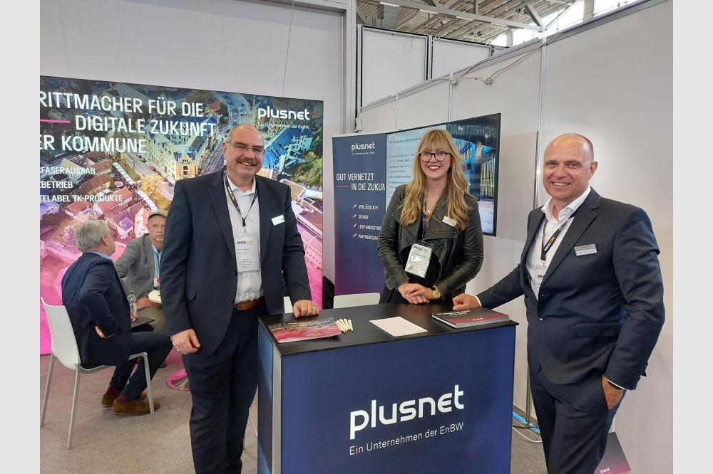 Plusnet präsentiert Glasfaser-Pläne zeitgleich auf ANGA COM und E-world 2023