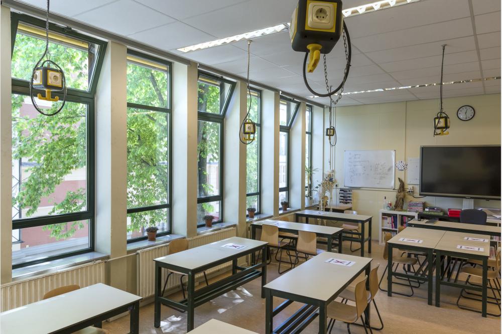 Automatisierte L&uuml;ftung in historisches Schulgeb&auml;ude integriert