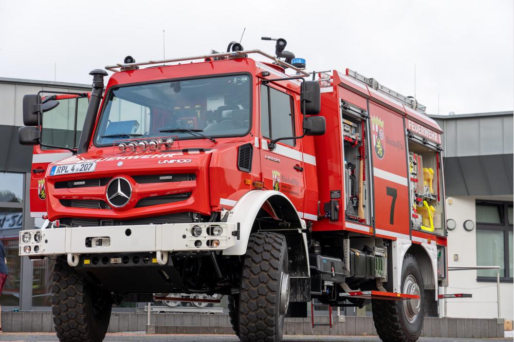 Acht vollausgestattete Tankl&ouml;schfahrzeuge auf Unimog-Basis f&uuml;r den rheinland-pf&auml;lzischen Katastrophenschutz