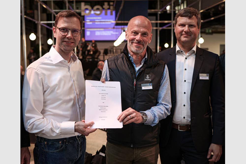 Neuer Servicevertrag f&uuml;r Drehbohranlagen