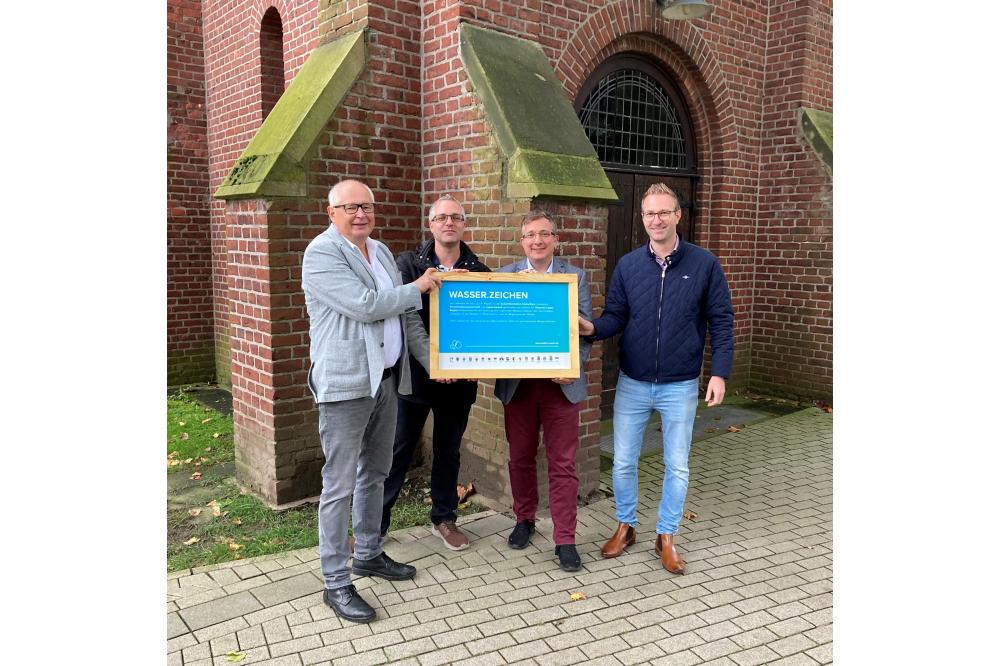 Klimawandel-Folgen d&auml;mpfen: Ev. Kirchenkreis erh&auml;lt das Wasser-Zeichen