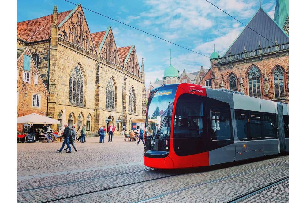 Stra&szlig;enbahnverl&auml;ngerung in Bremen