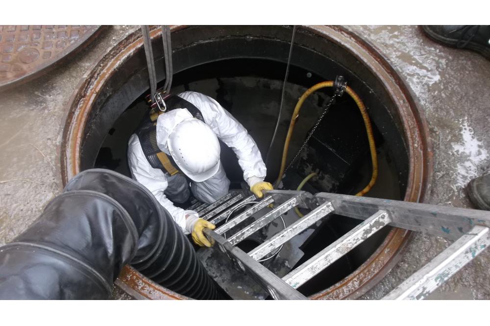 Feste Steighilfen in Probenahmesch&auml;chten von Abscheideranlagen?  