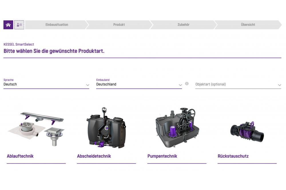 Planungstool SmartSelect f&uuml;r Pumpentechnik