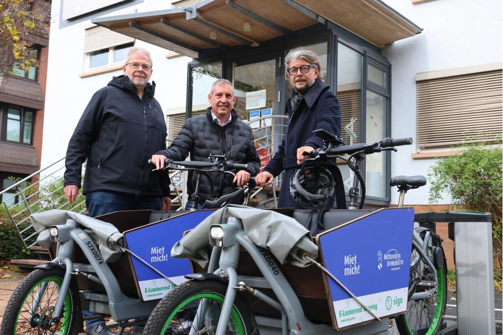 E-Lastenräder für Marburg: NHW und sigo green weiten Partnerschaft aus