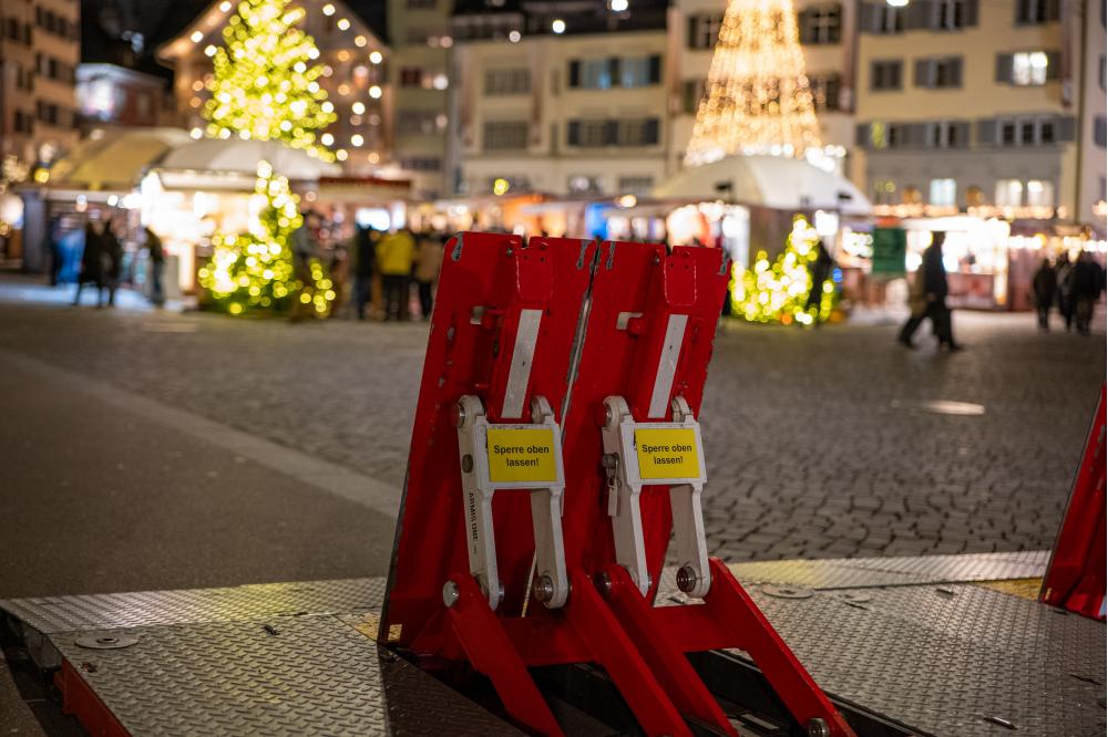 Sicherheit auf Weihnachtsm&auml;rkten