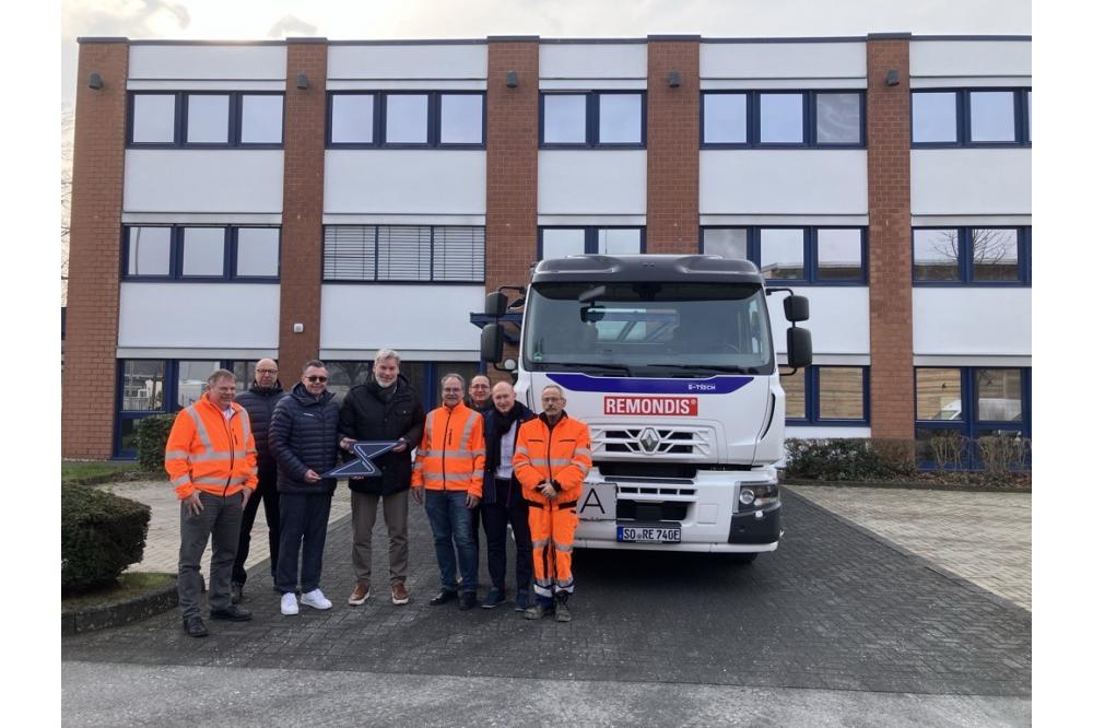 Emissionsarme Abfallwirtschaft: REMONDIS setzt auf Renault Trucks E-Tech D Wide