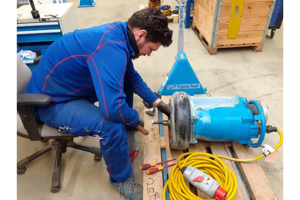 Tsurumi lässt die Pumpen tanzen