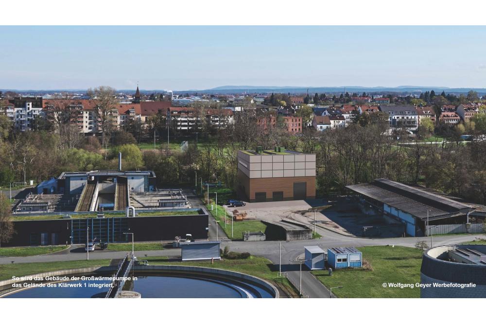Sweco plant Hochtemperatur-Wärmepumpe am Klärwerk Nürnberg