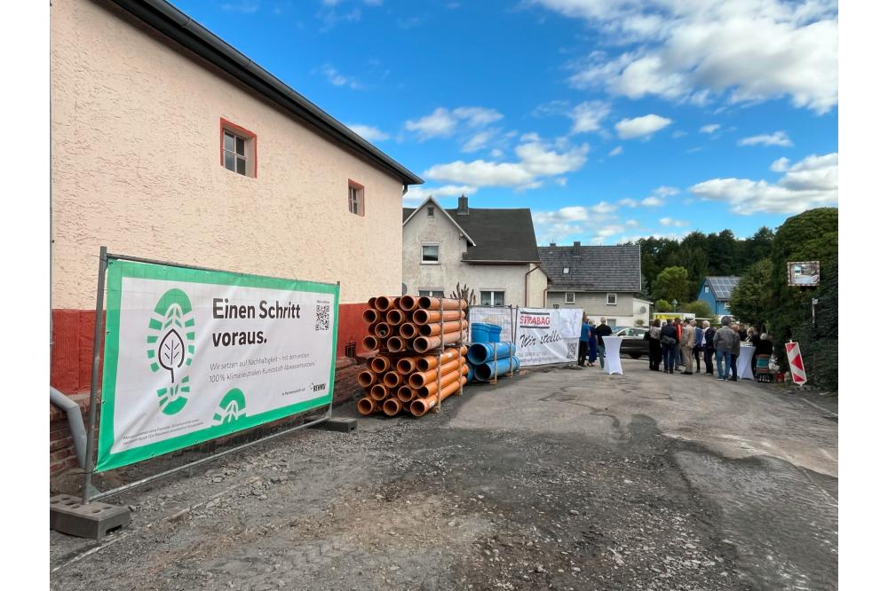 Klimaneutraler Kanalbau in Lindenberg: Wasserwerke Sonneberg erhalten 