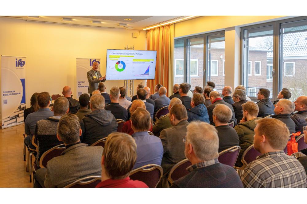 Oldenburger Rohrleitungsforum: rbv setzt Ma&szlig;st&auml;be f&uuml;r die Netze von morgen