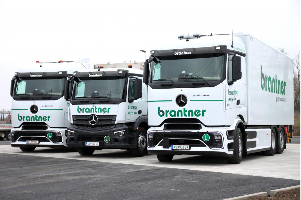 Starker Impuls f&uuml;r die Entsorgungslogistik: 13 eActros f&uuml;r Brantner green solutions in &Ouml;sterreich