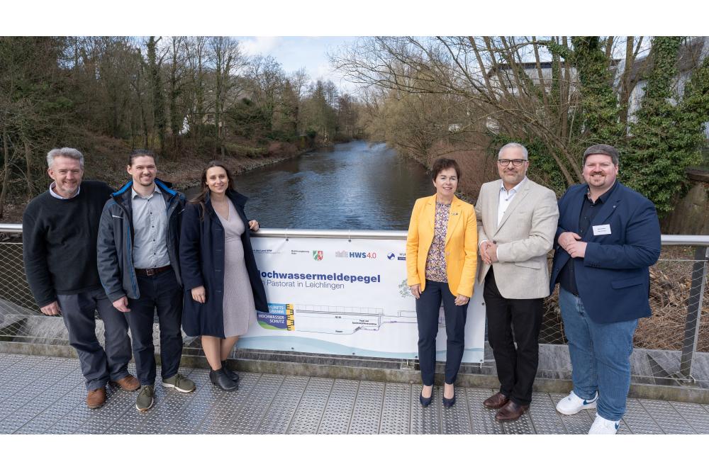 Neuer Hochwassermeldepegel &bdquo;Am Pastorat&ldquo; in Betrieb